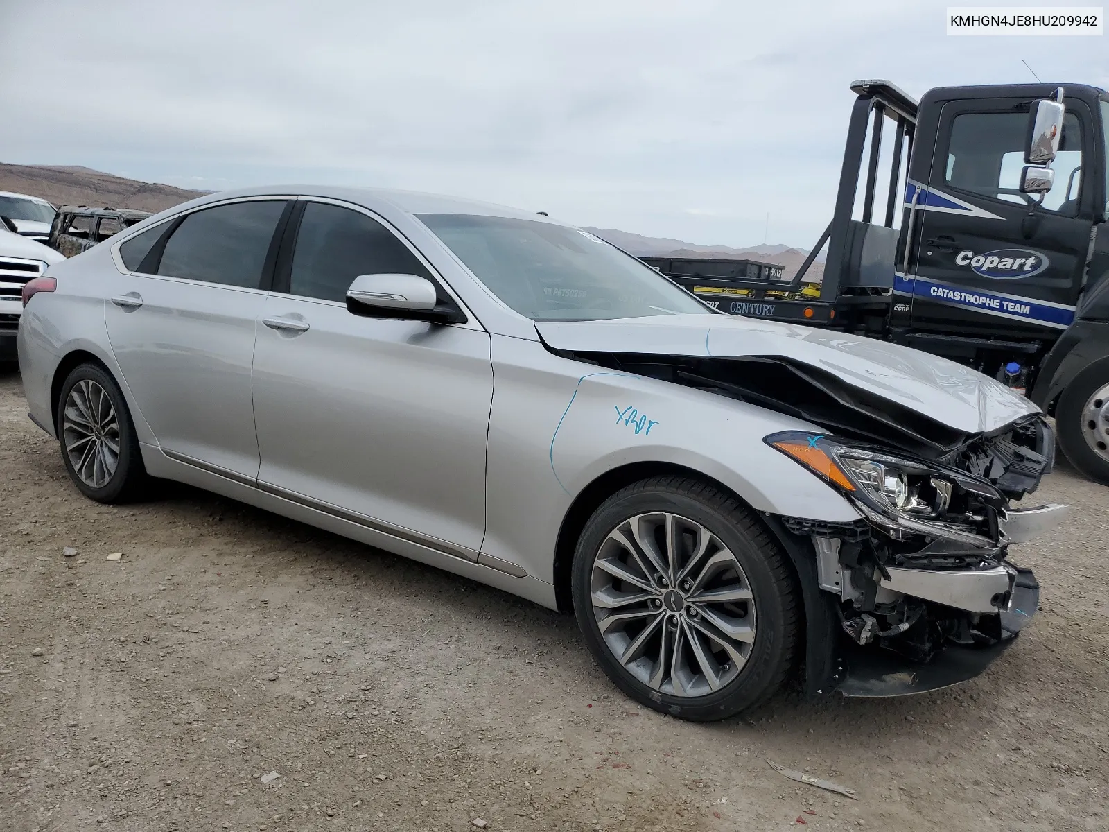 KMHGN4JE8HU209942 2017 Genesis G80 Base