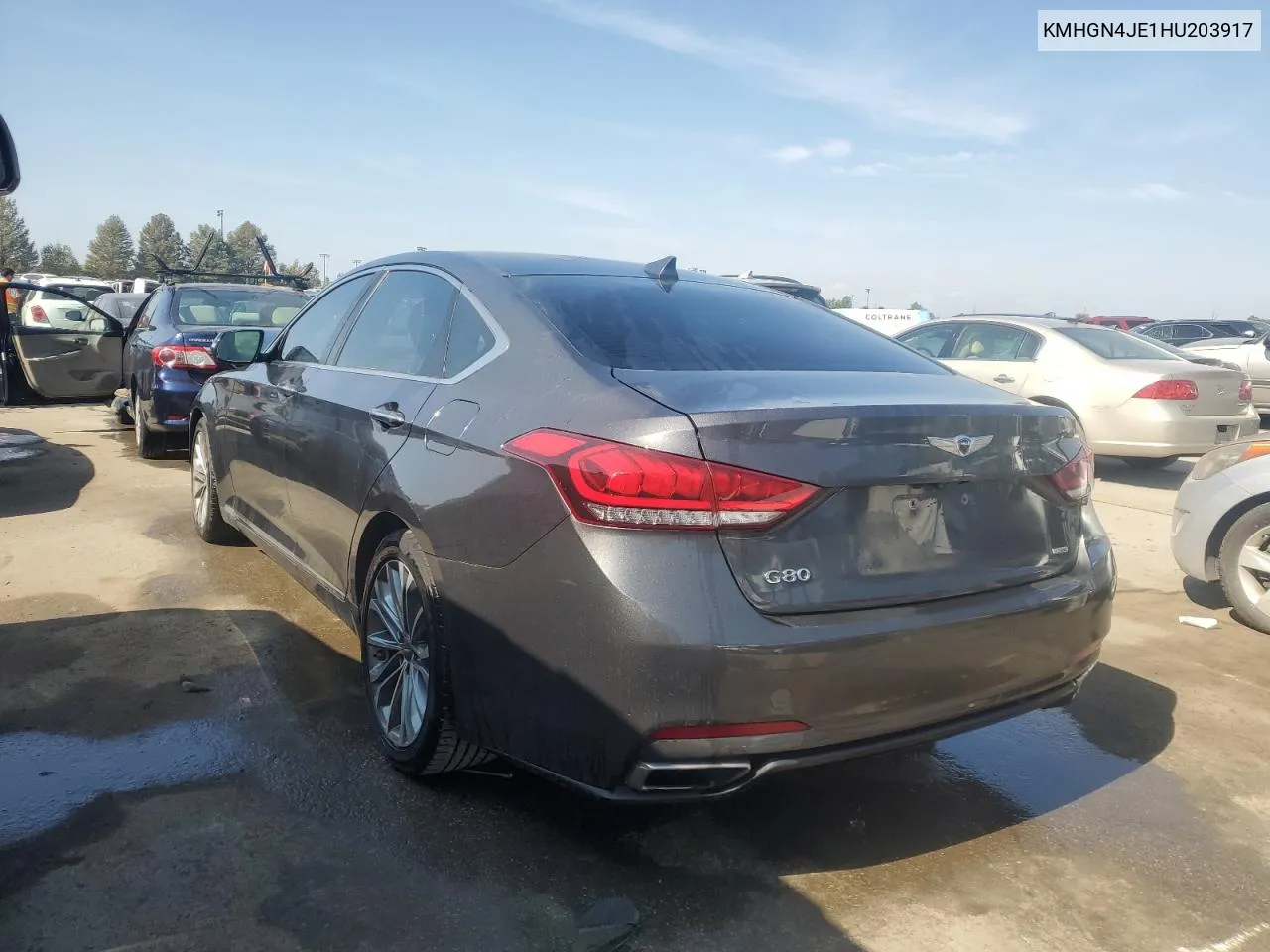 KMHGN4JE1HU203917 2017 Genesis G80 Base