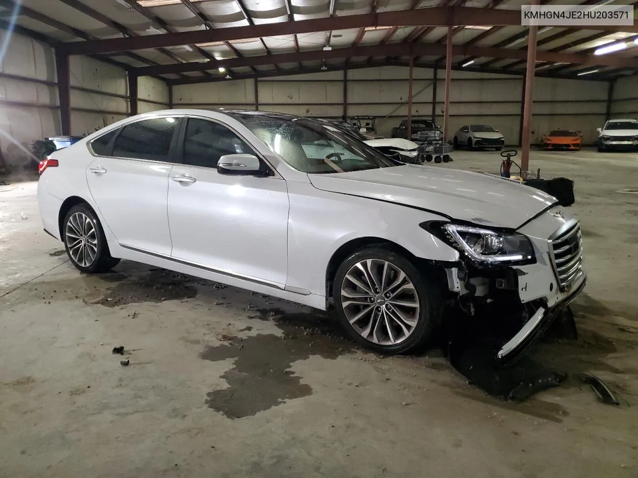 KMHGN4JE2HU203571 2017 Genesis G80 Base