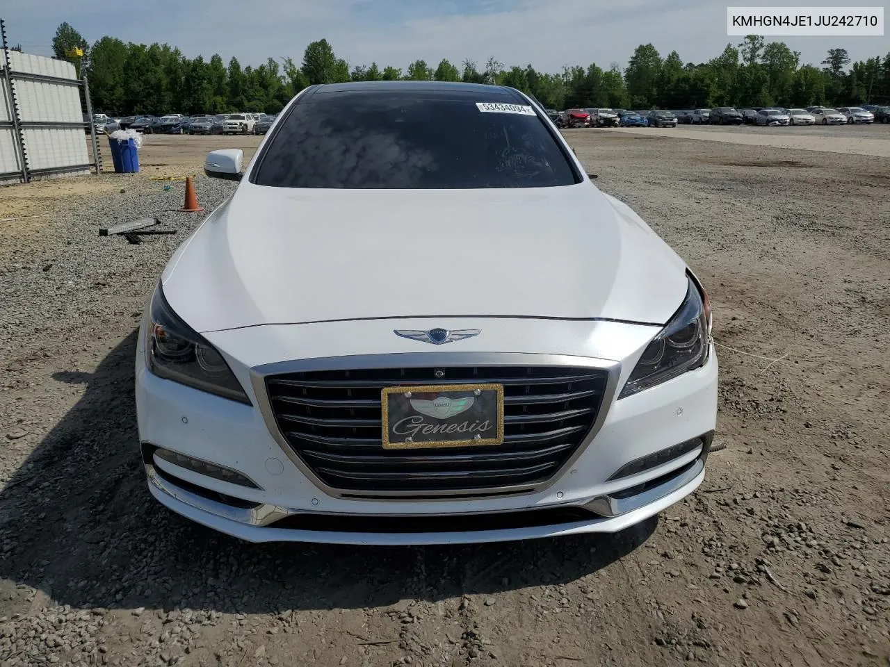 KMHGN4JE1JU242710 2018 Genesis G80 Base