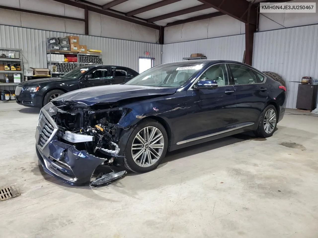 KMHGN4JE3JU250467 2018 Genesis G80 Base