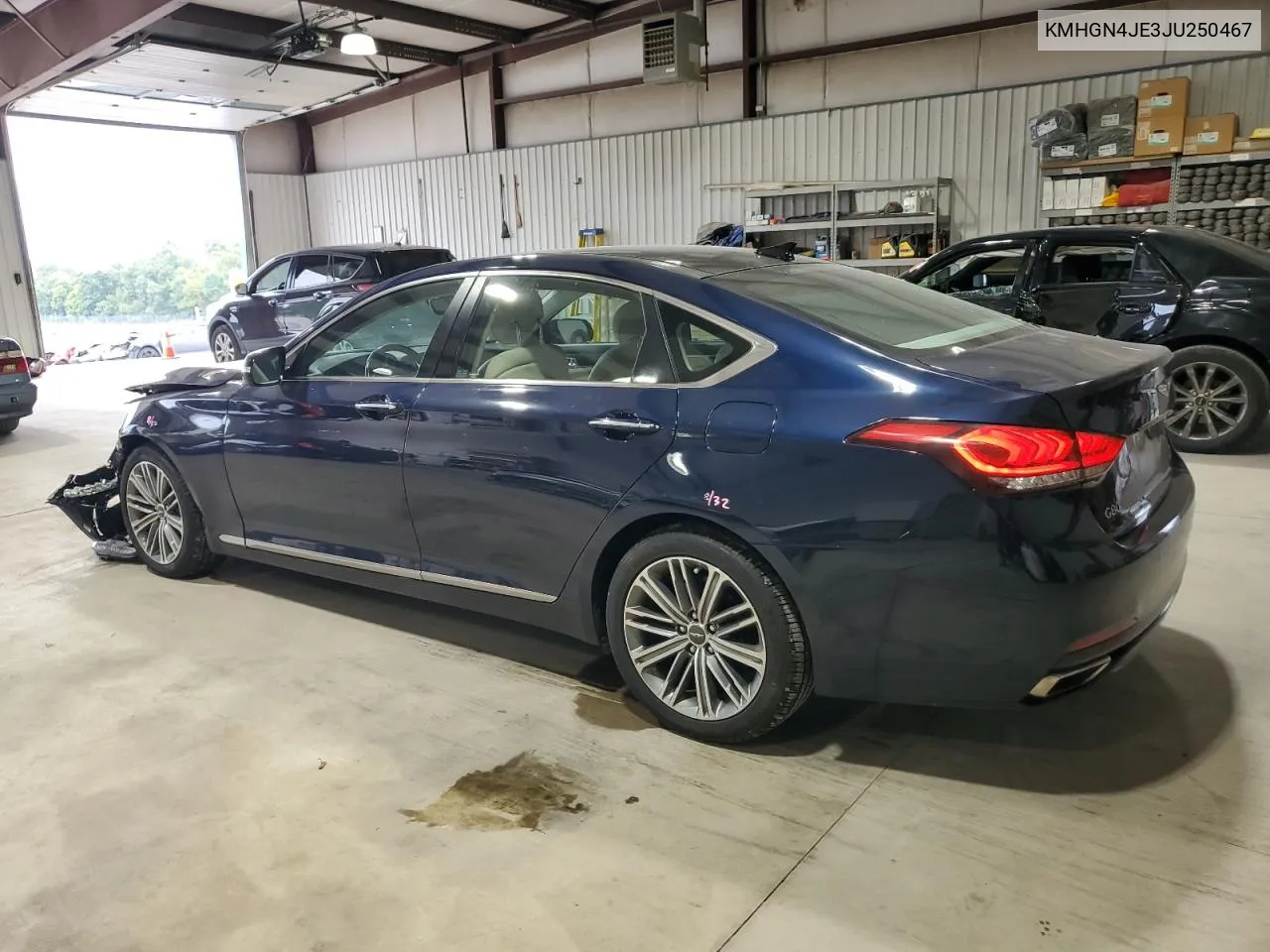 KMHGN4JE3JU250467 2018 Genesis G80 Base