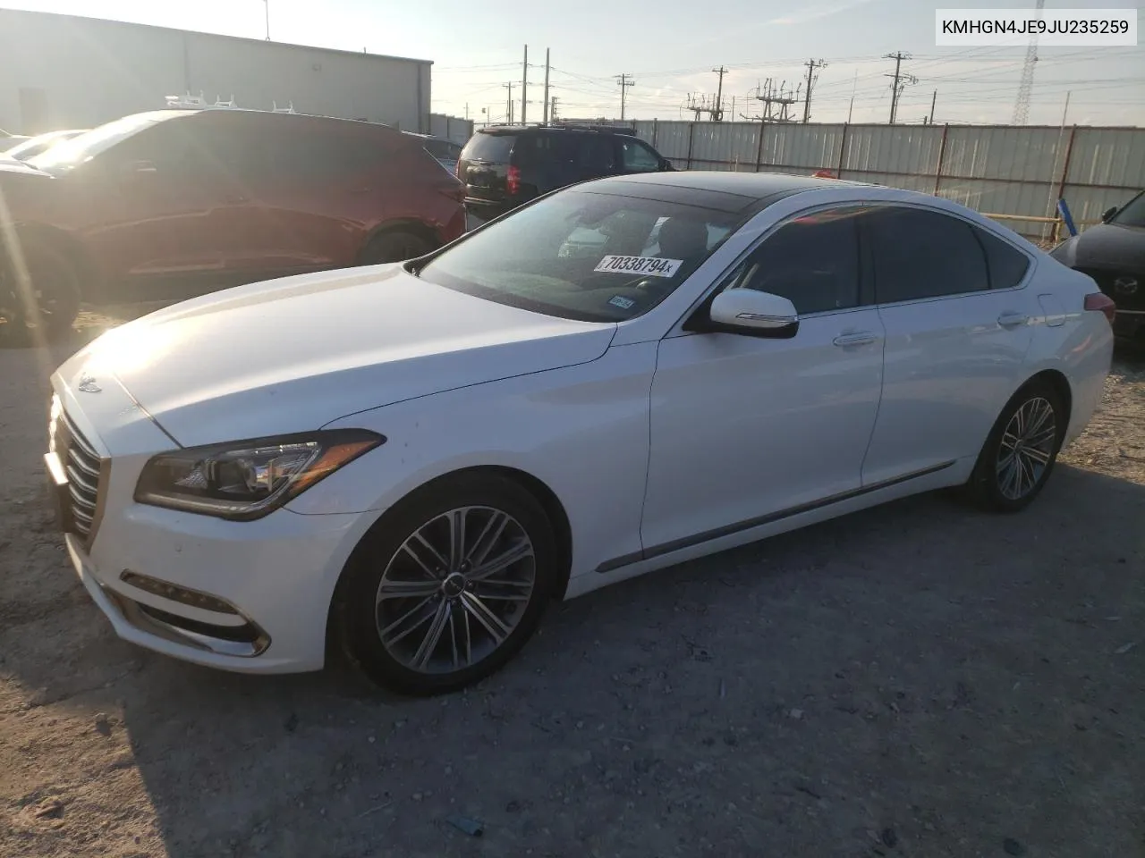 KMHGN4JE9JU235259 2018 Genesis G80 Base