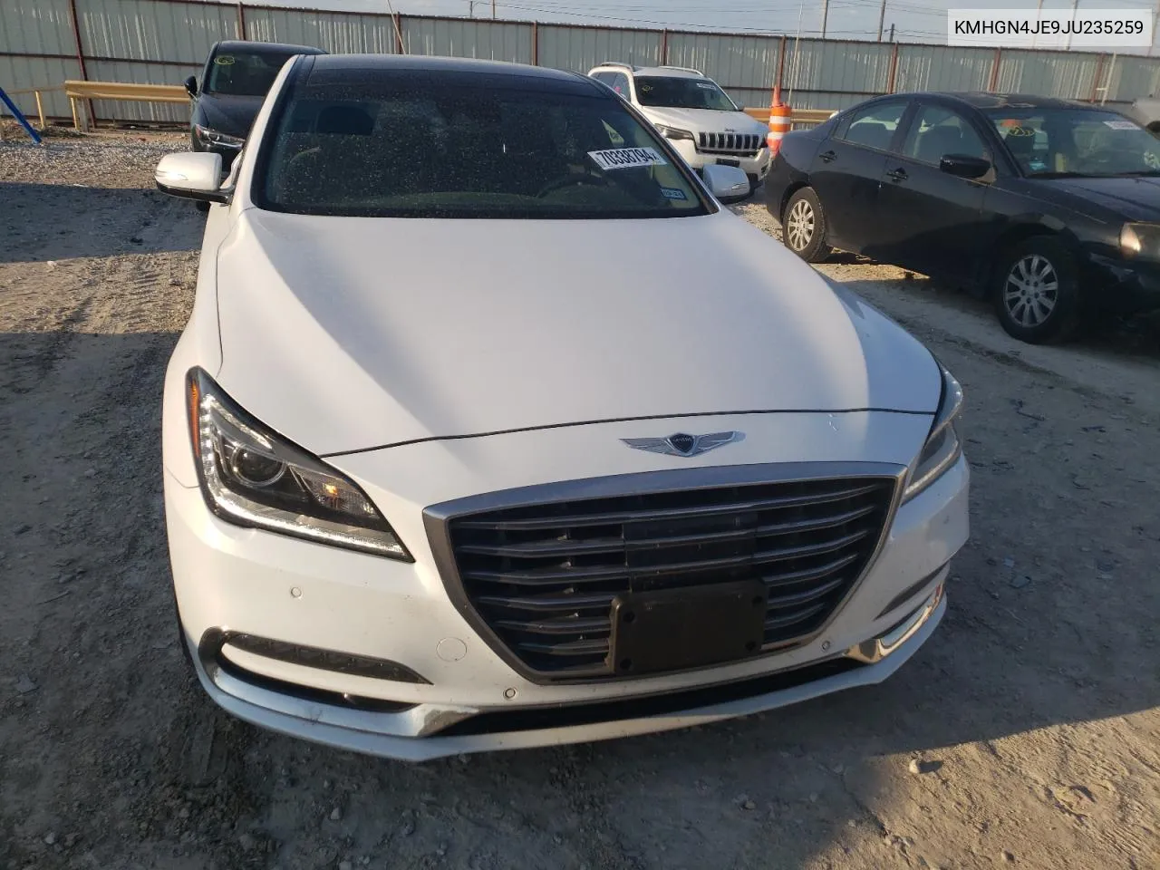 KMHGN4JE9JU235259 2018 Genesis G80 Base