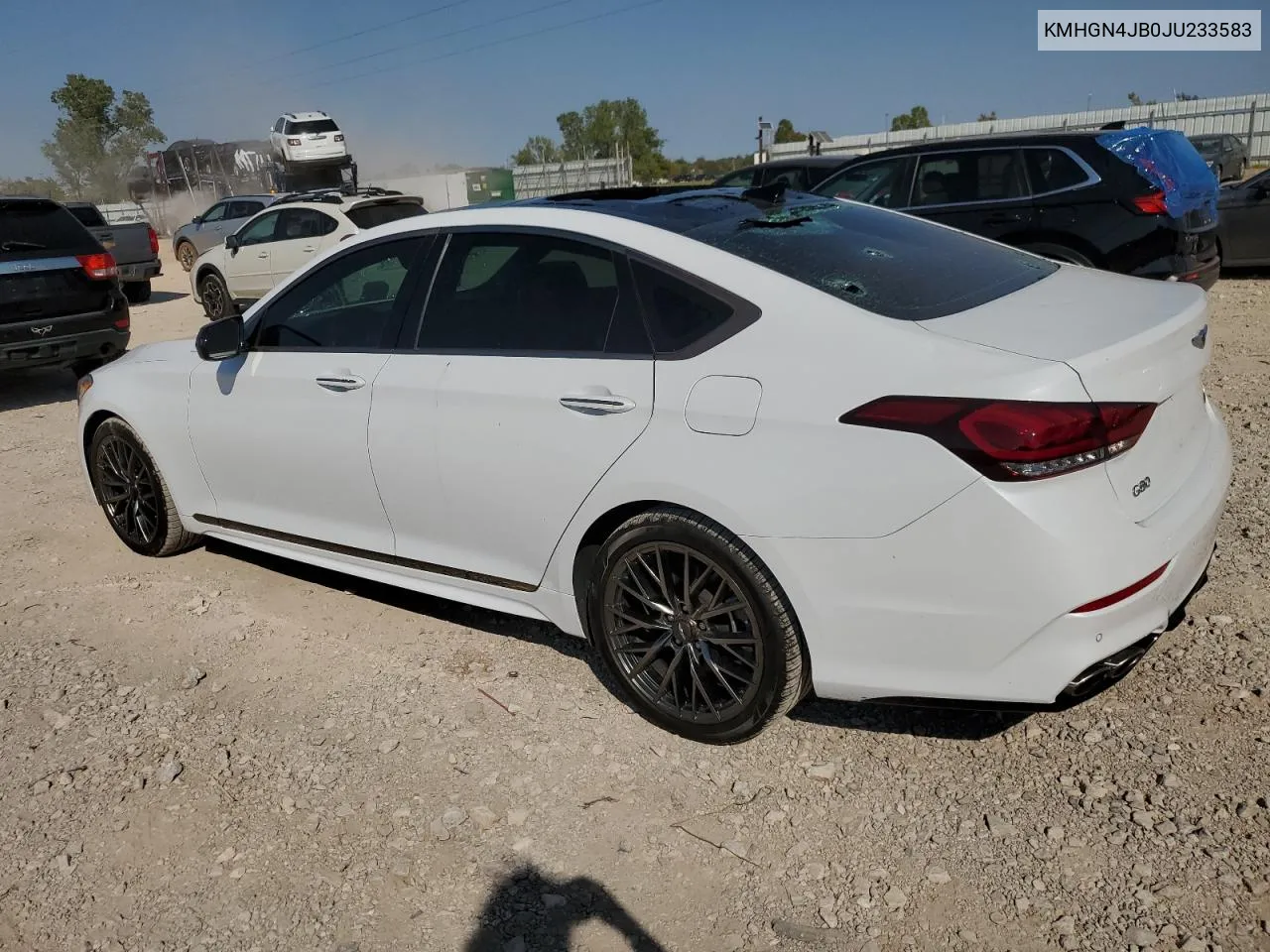 KMHGN4JB0JU233583 2018 Genesis G80 Sport