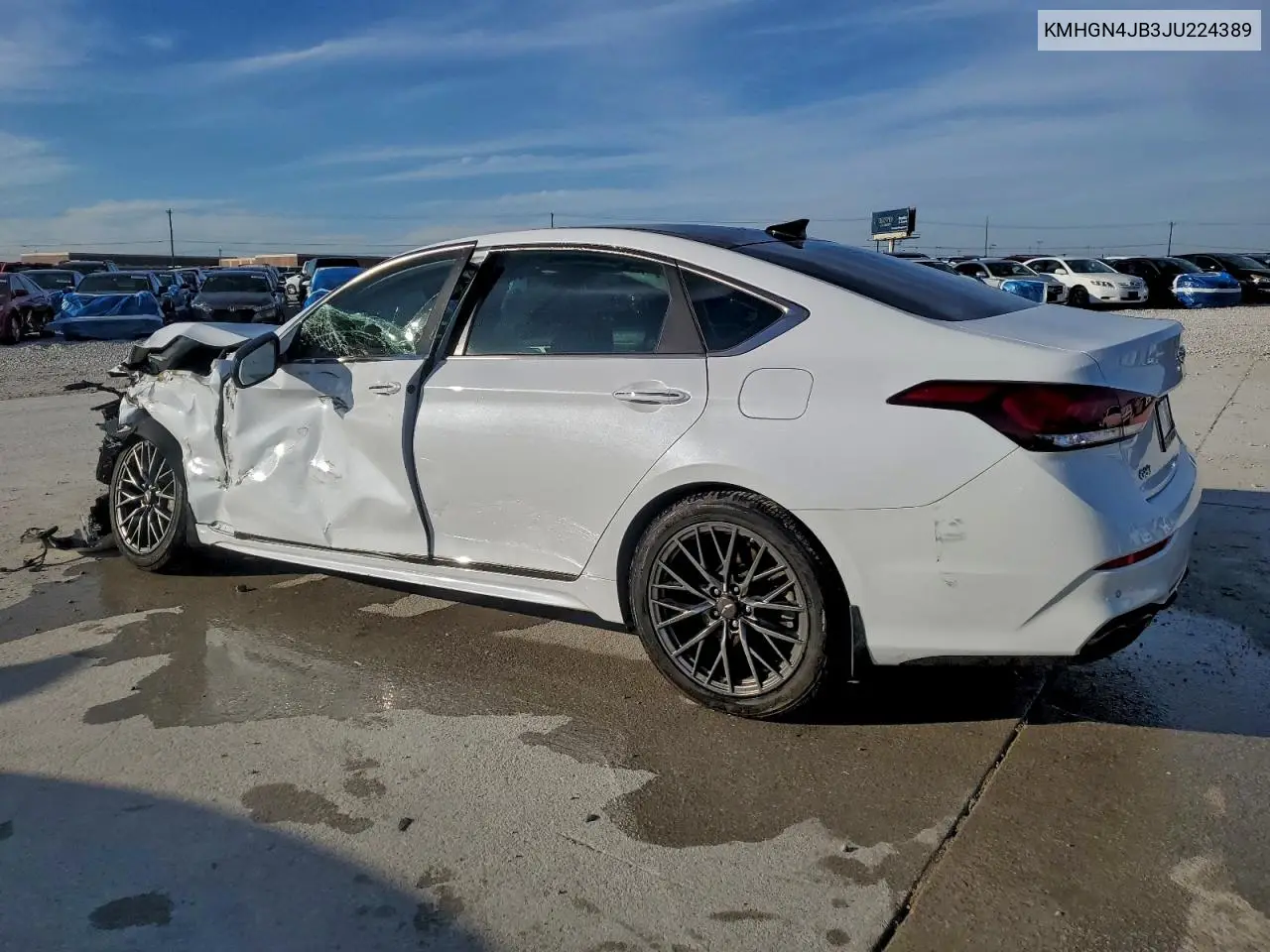 KMHGN4JB3JU224389 2018 Genesis G80 Sport