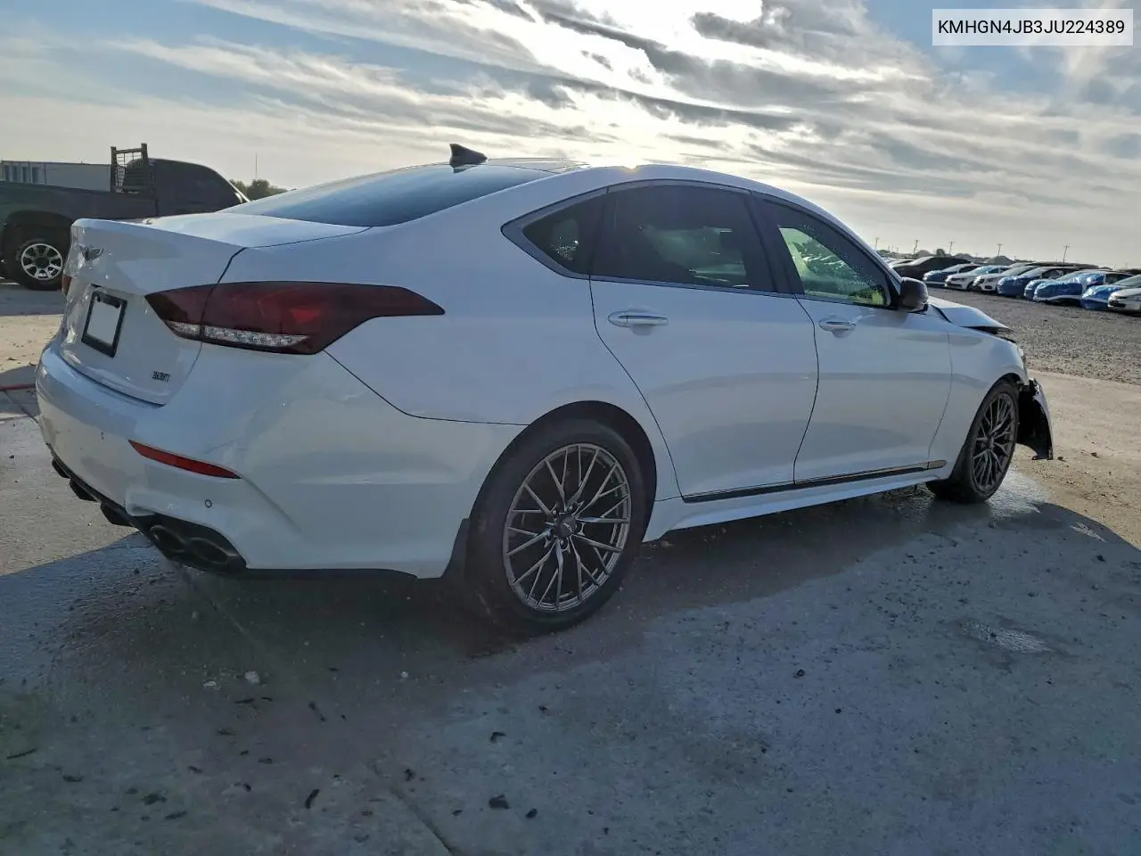 KMHGN4JB3JU224389 2018 Genesis G80 Sport