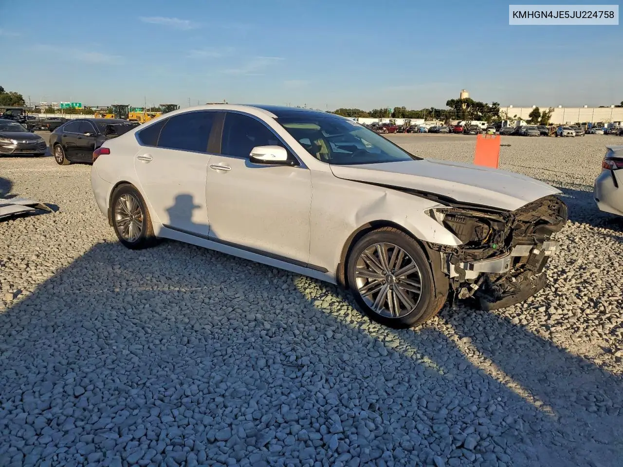 KMHGN4JE5JU224758 2018 Genesis G80