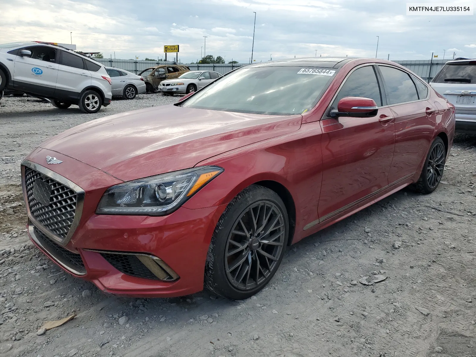 KMTFN4JE7LU335154 2020 Genesis G80 Base