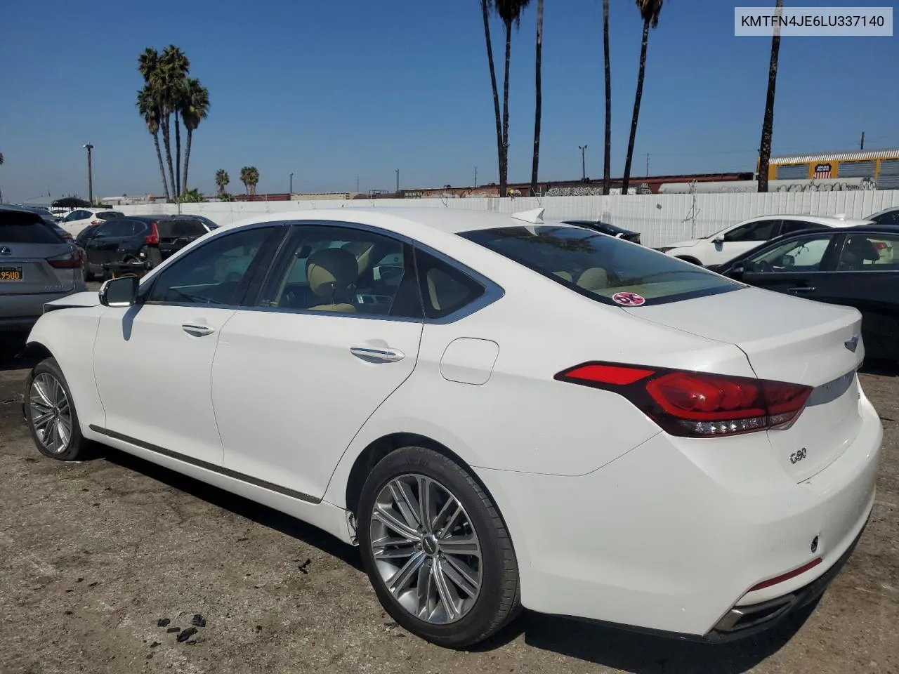 KMTFN4JE6LU337140 2020 Genesis G80 Base