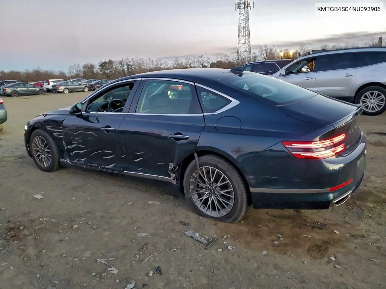 KMTGB4SC4NU093906 2022 Genesis G80 Base