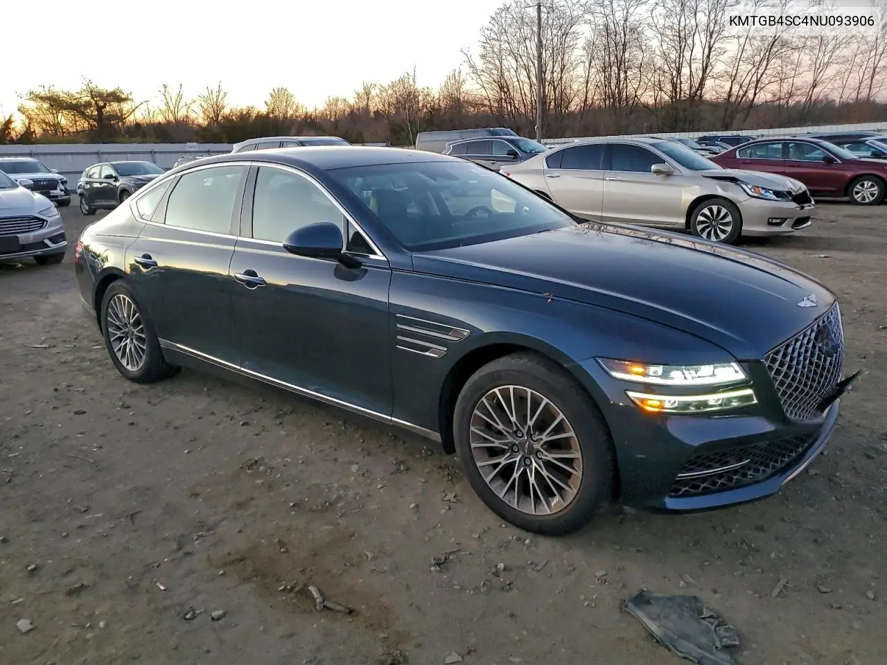 KMTGB4SC4NU093906 2022 Genesis G80 Base
