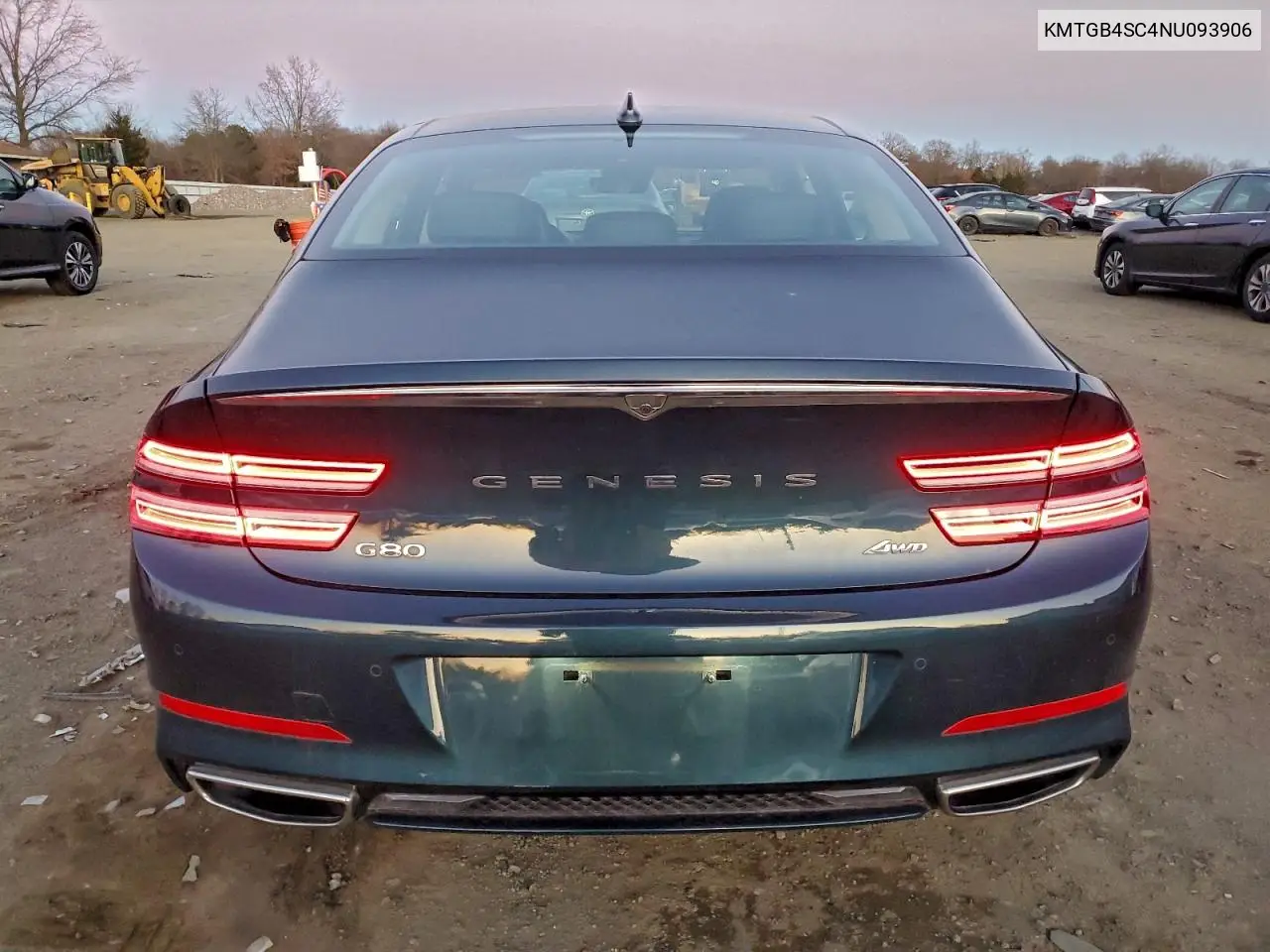 KMTGB4SC4NU093906 2022 Genesis G80 Base