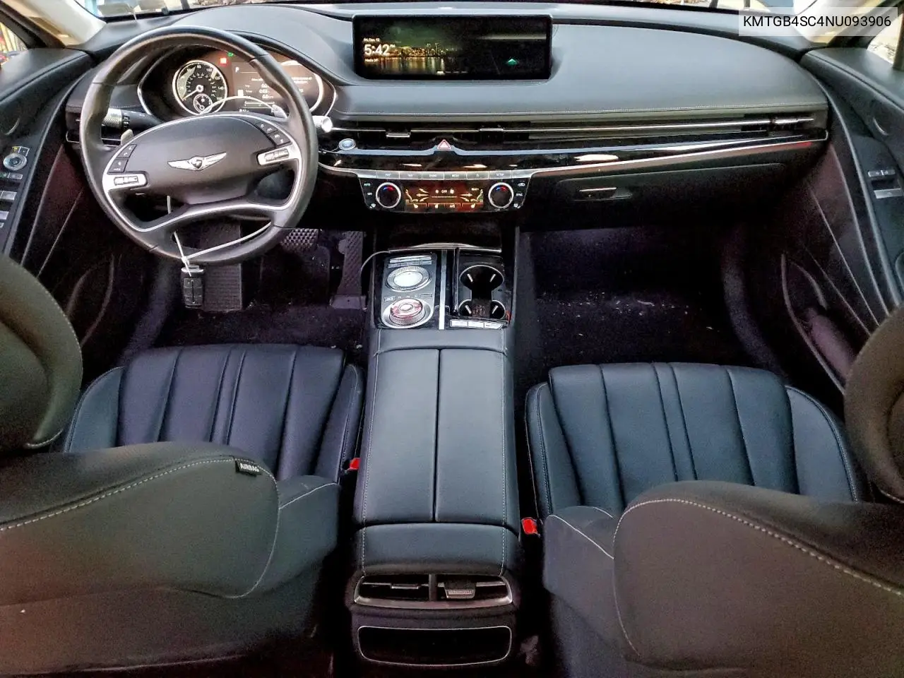 KMTGB4SC4NU093906 2022 Genesis G80 Base