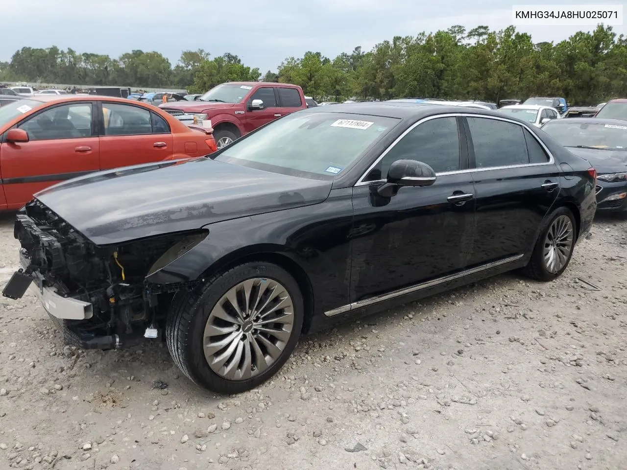 KMHG34JA8HU025071 2017 Genesis G90 Premium