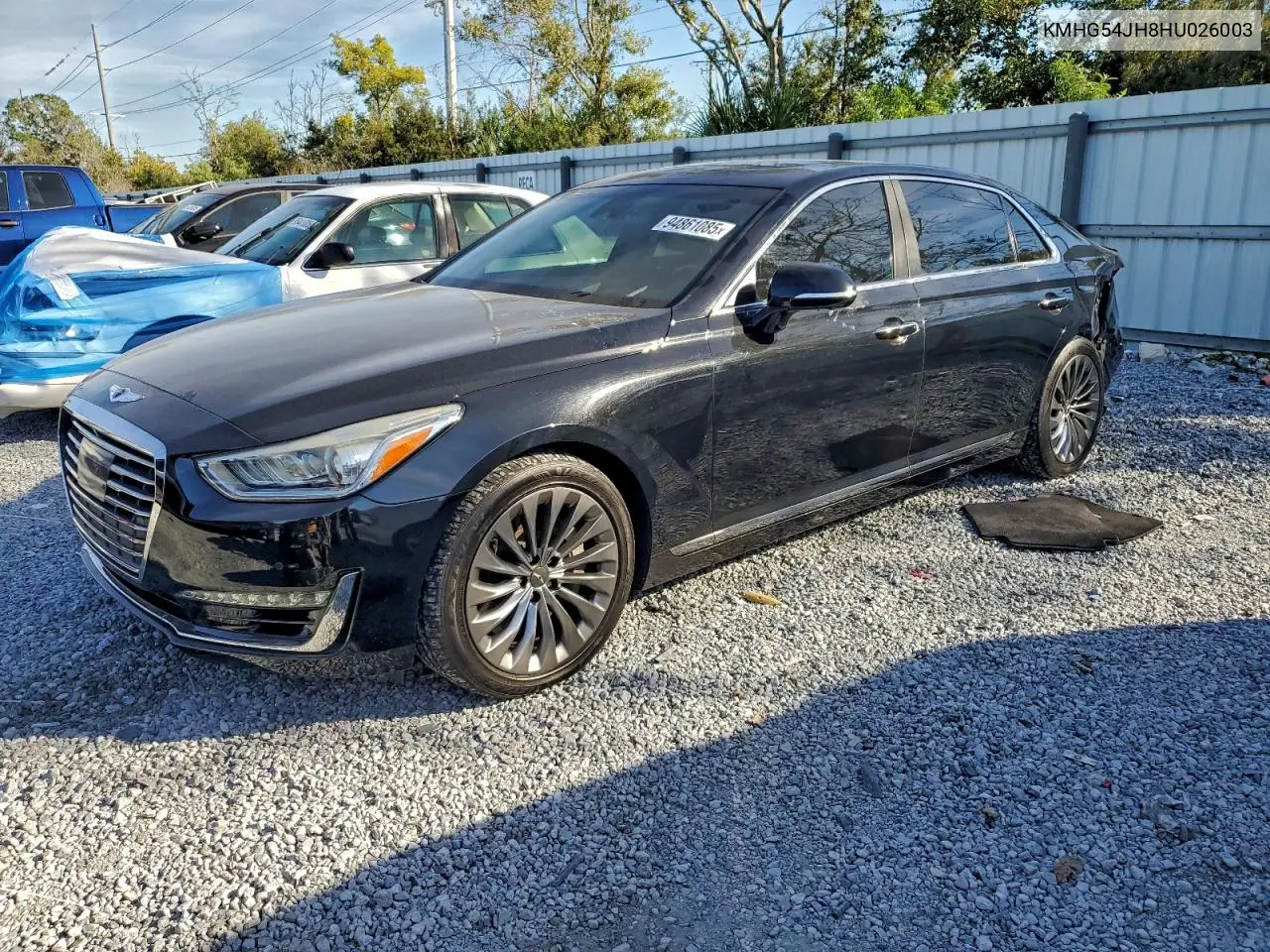 KMHG54JH8HU026003 2017 Genesis G90 Ultimate