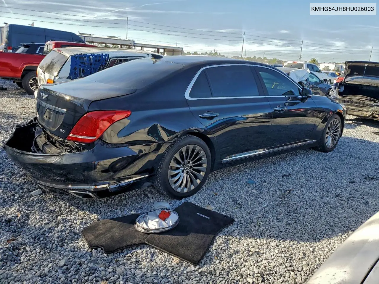KMHG54JH8HU026003 2017 Genesis G90 Ultimate