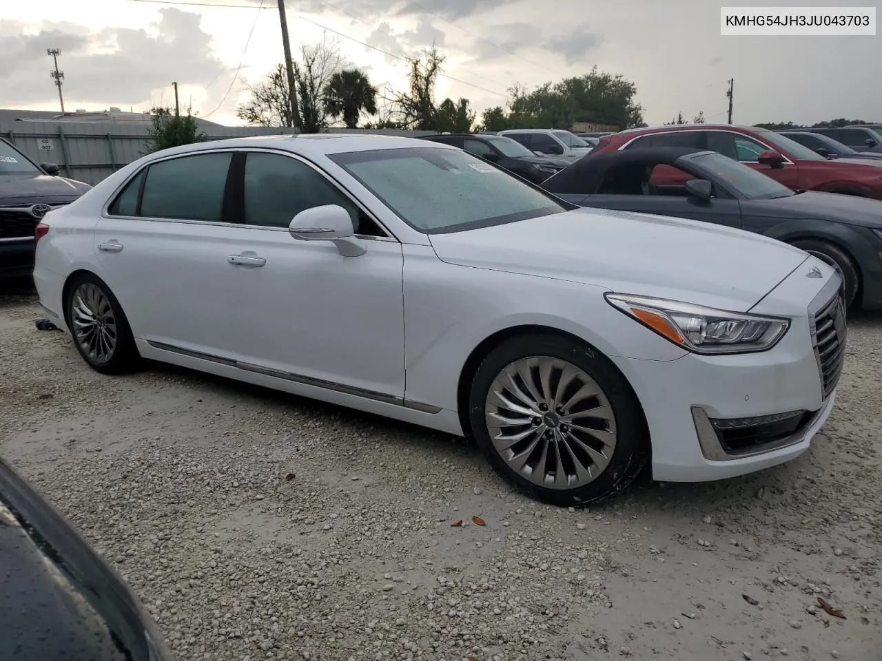 KMHG54JH3JU043703 2018 Genesis G90 Ultimate