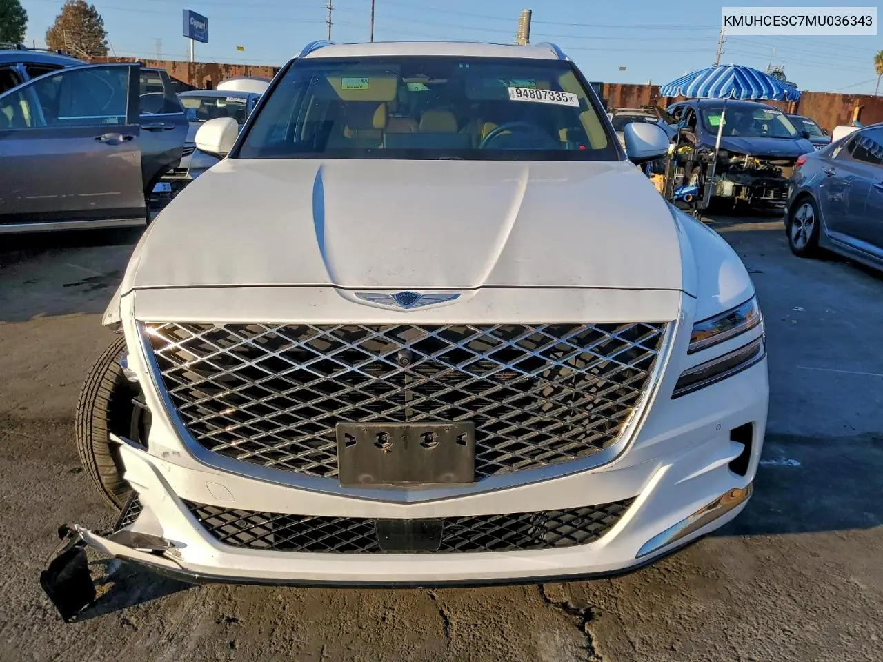 KMUHCESC7MU036343 2021 Genesis Gv80 Base