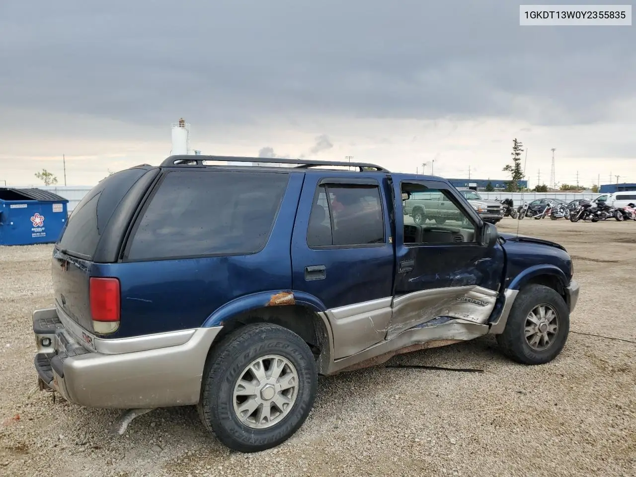 1GKDT13W0Y2355835 2000 GMC Jimmy / Envoy