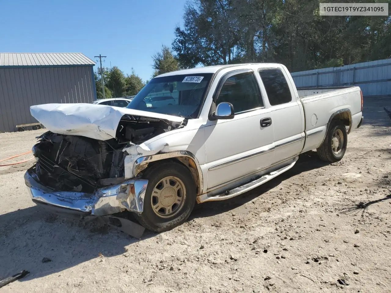 1GTEC19T9YZ341095 2000 GMC New Sierra C1500