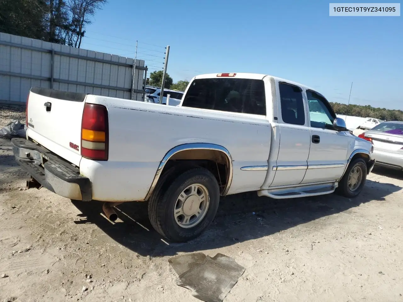 1GTEC19T9YZ341095 2000 GMC New Sierra C1500