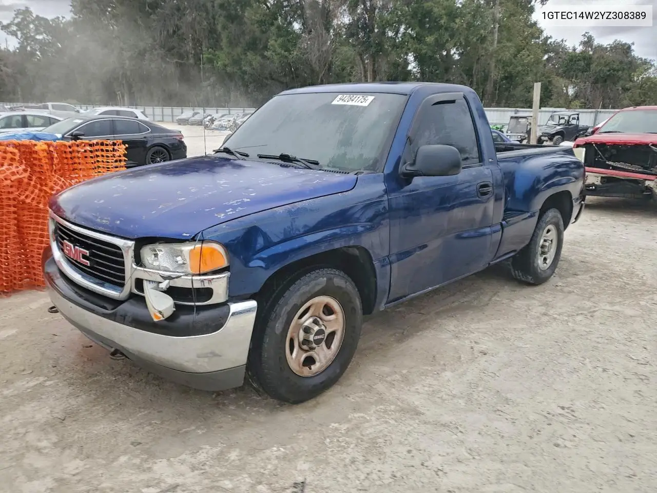 1GTEC14W2YZ308389 2000 GMC New Sierra C1500