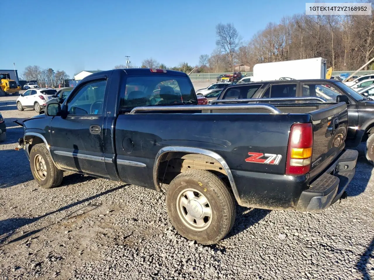 1GTEK14T2YZ168952 2000 GMC New Sierra K1500