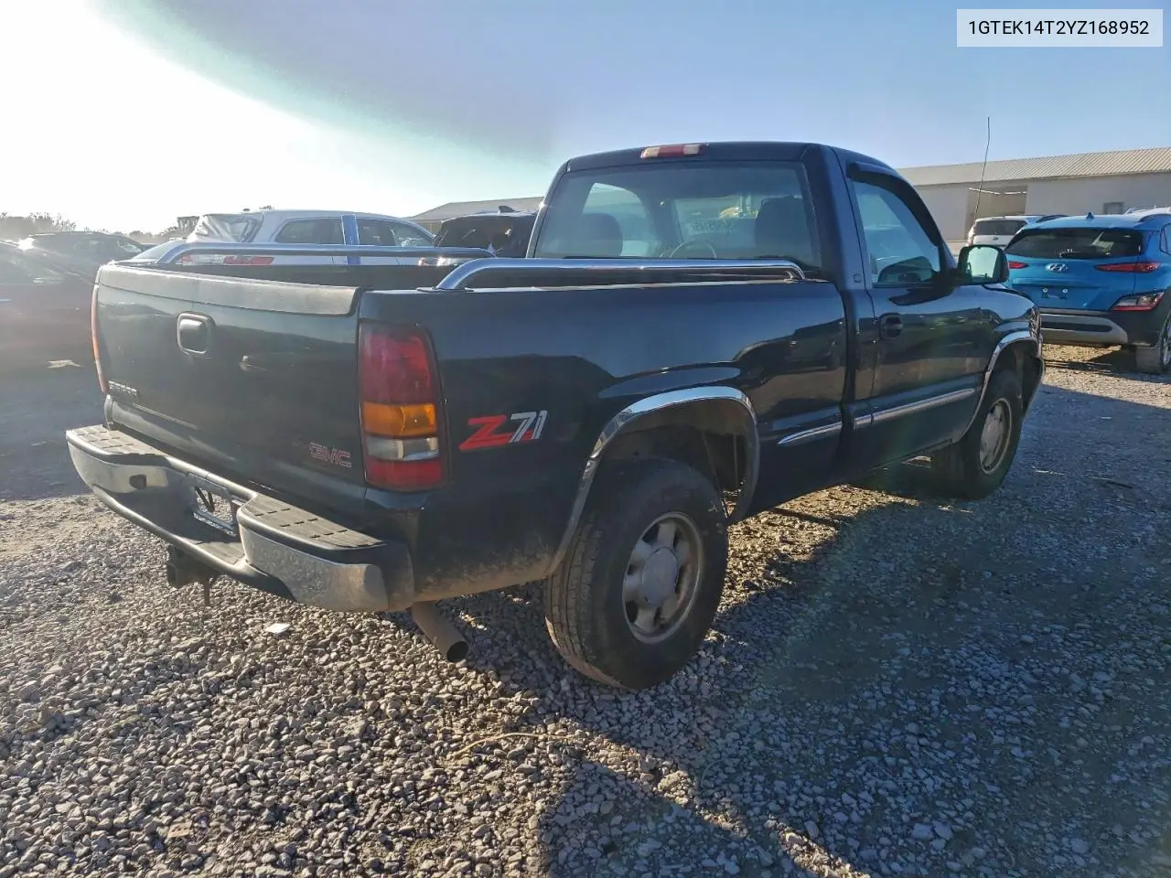 1GTEK14T2YZ168952 2000 GMC New Sierra K1500