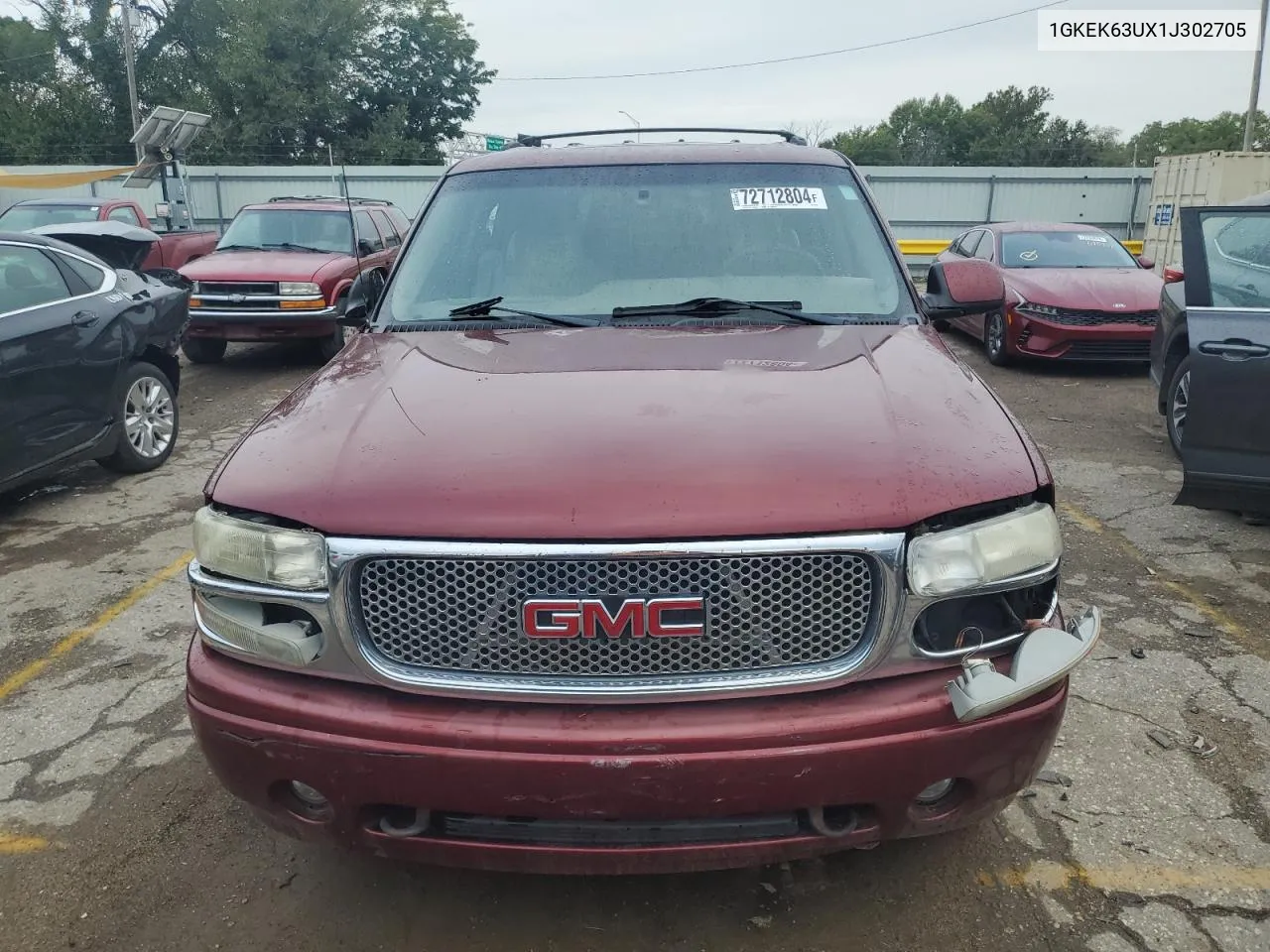 1GKEK63UX1J302705 2001 GMC Denali