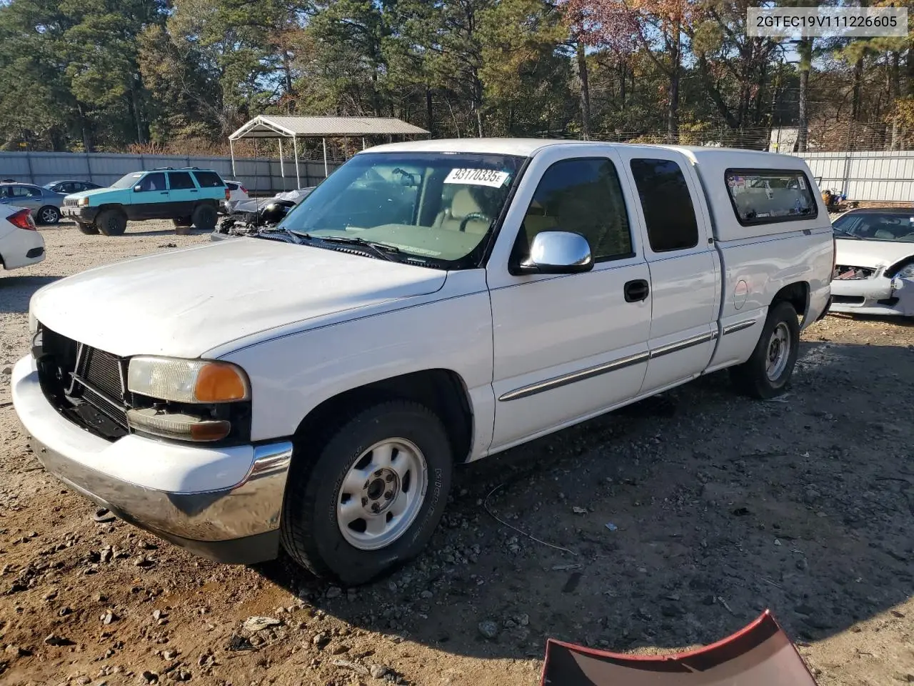 2GTEC19V111226605 2001 GMC New Sierra C1500