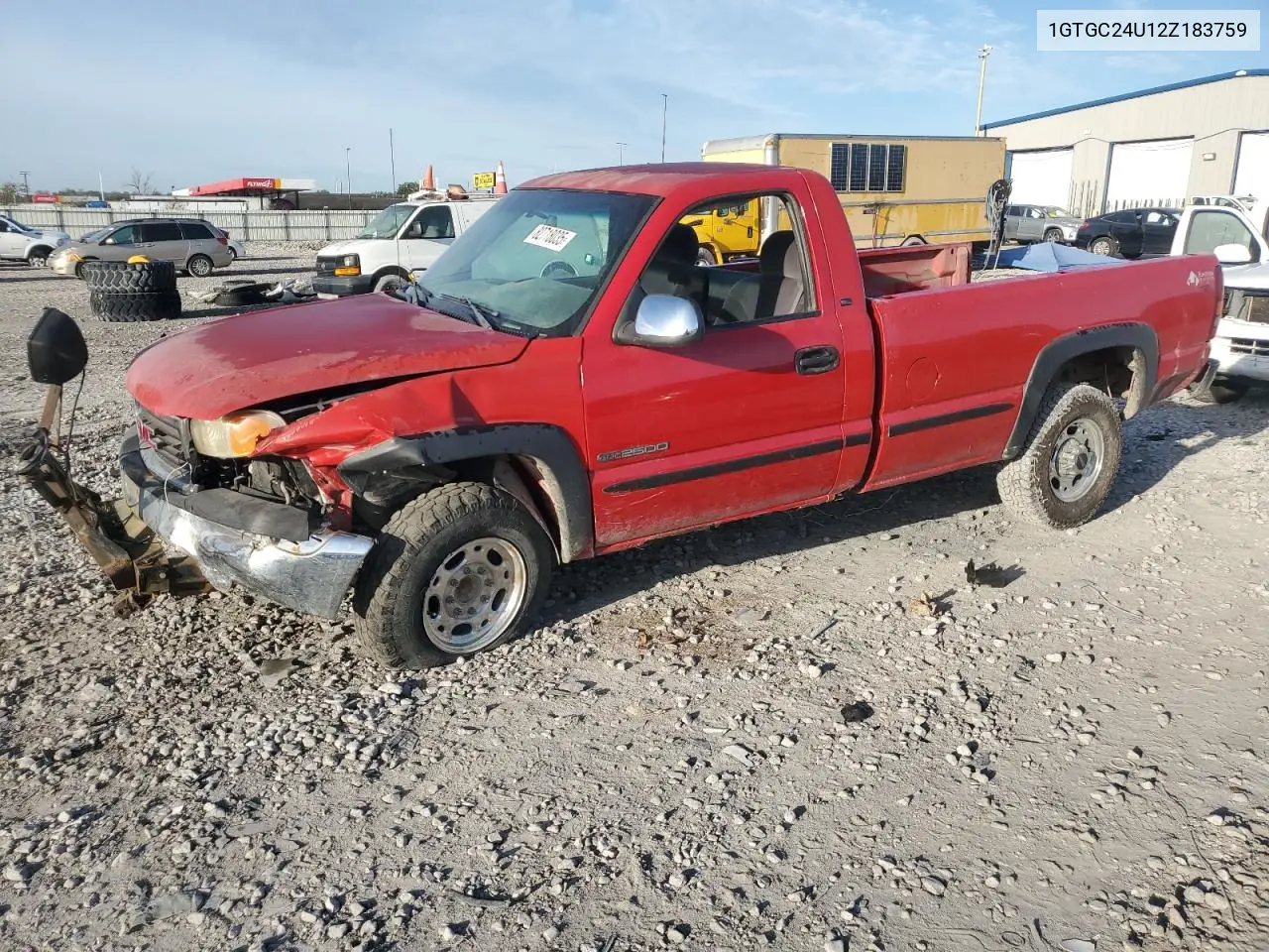 1GTGC24U12Z183759 2002 GMC New Sierra C2500