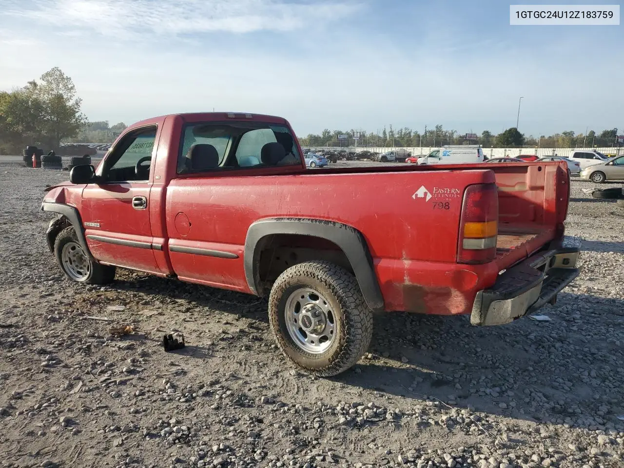 1GTGC24U12Z183759 2002 GMC New Sierra C2500
