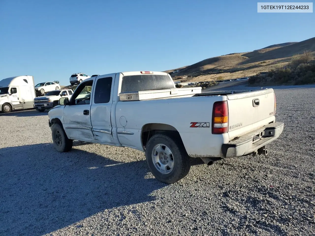 1GTEK19T12E244233 2002 GMC New Sierra K1500