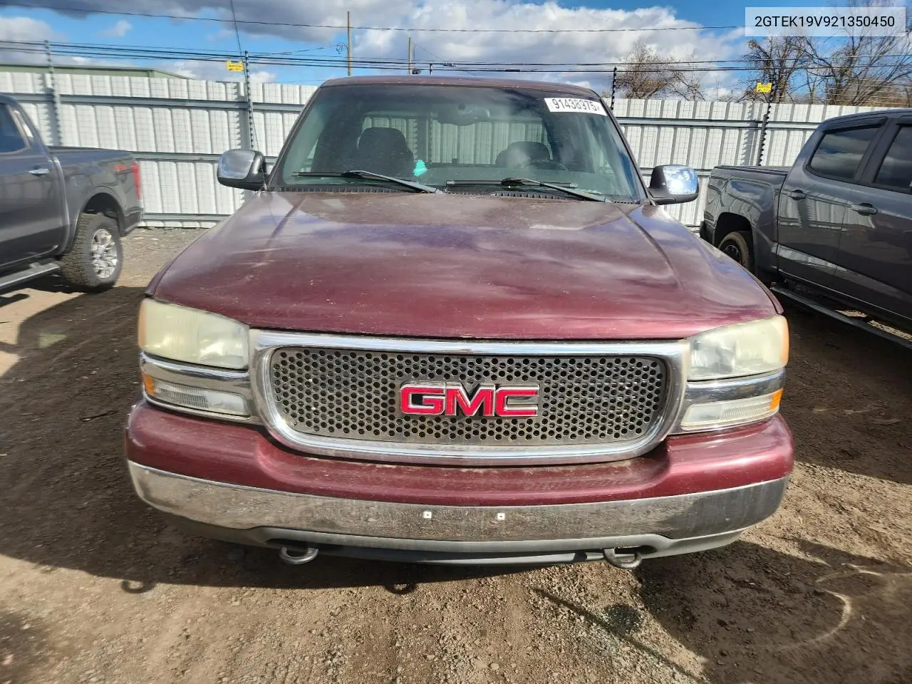 2GTEK19V921350450 2002 GMC New Sierra K1500
