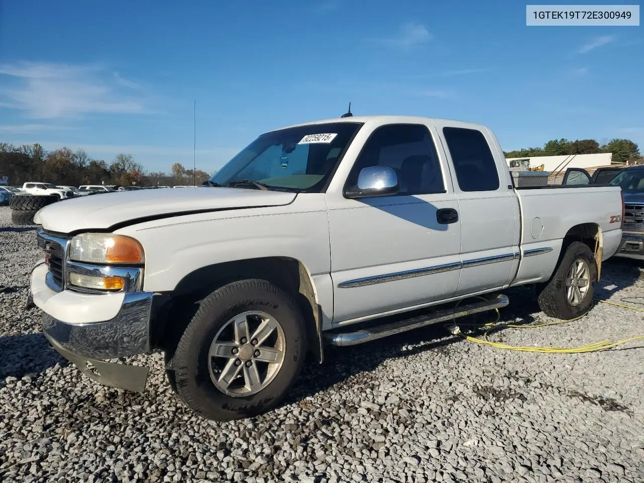 1GTEK19T72E300949 2002 GMC New Sierra K1500