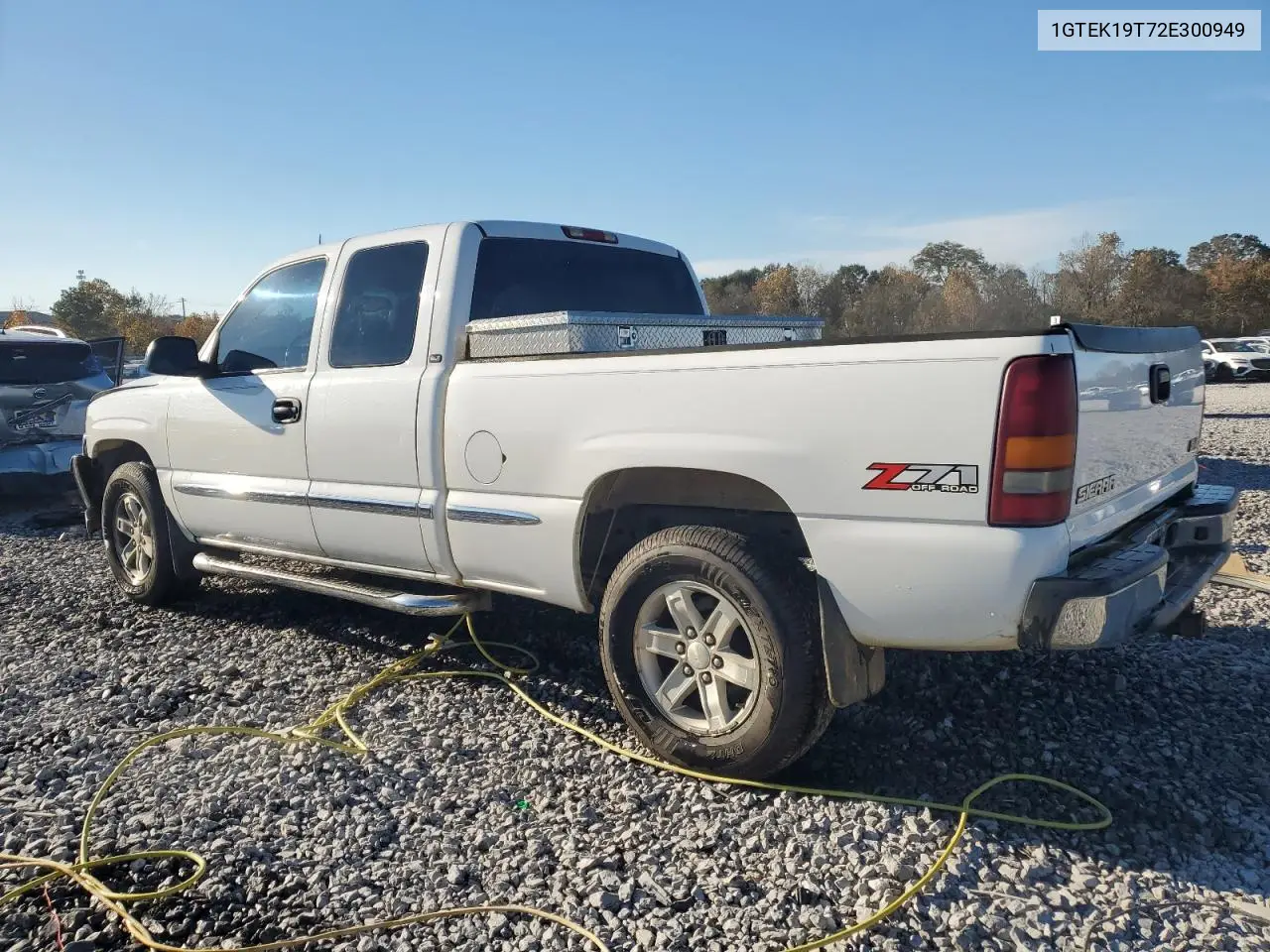 1GTEK19T72E300949 2002 GMC New Sierra K1500