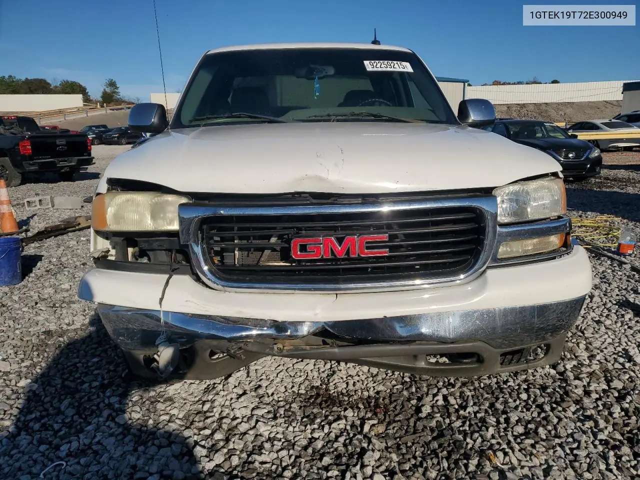 1GTEK19T72E300949 2002 GMC New Sierra K1500