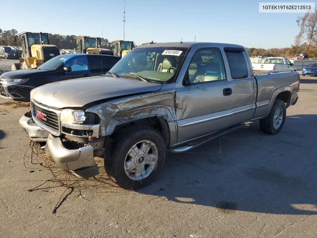1GTEK19T62E213513 2002 GMC New Sierra K1500
