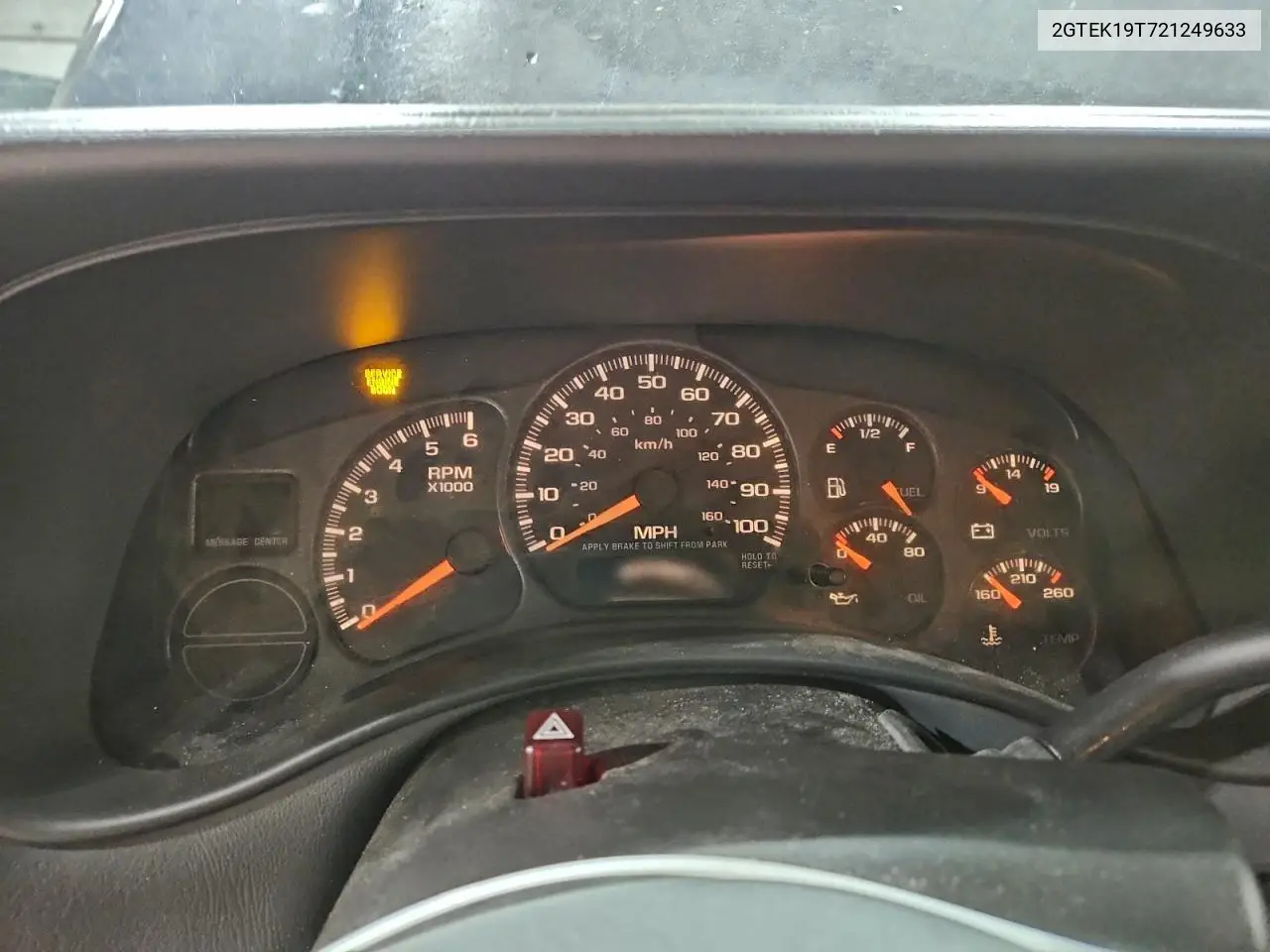 2GTEK19T721249633 2002 GMC New Sierra K1500