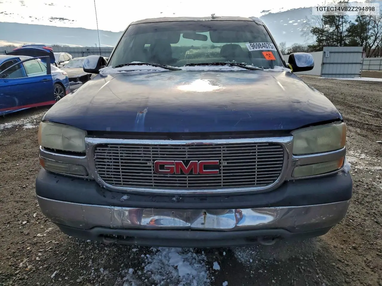 1GTEC14V82Z294898 2002 GMC New Sierra C1500