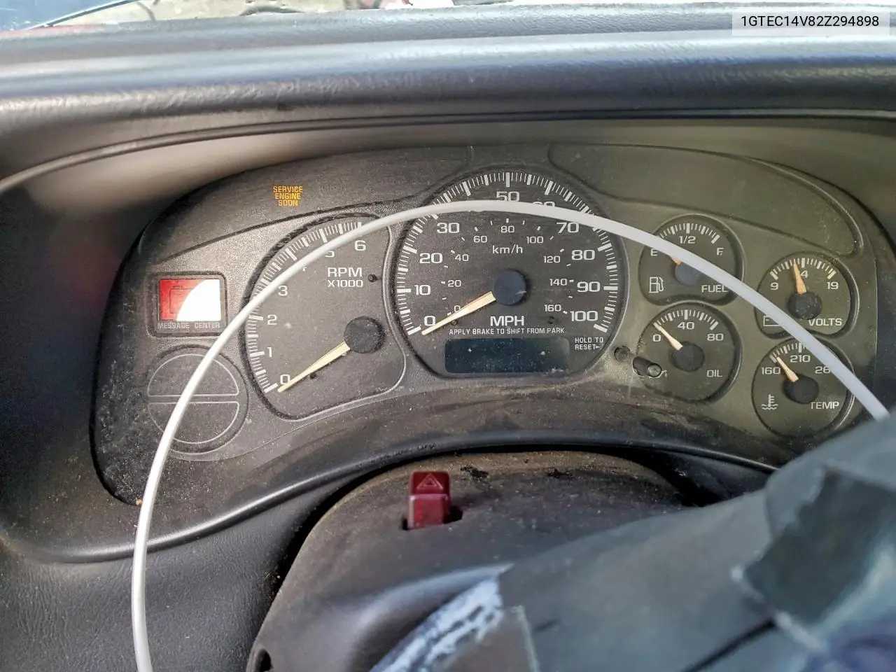 1GTEC14V82Z294898 2002 GMC New Sierra C1500