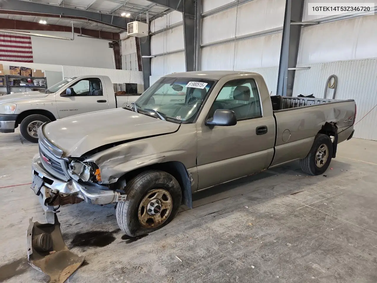 1GTEK14T53Z346720 2003 GMC New Sierra K1500