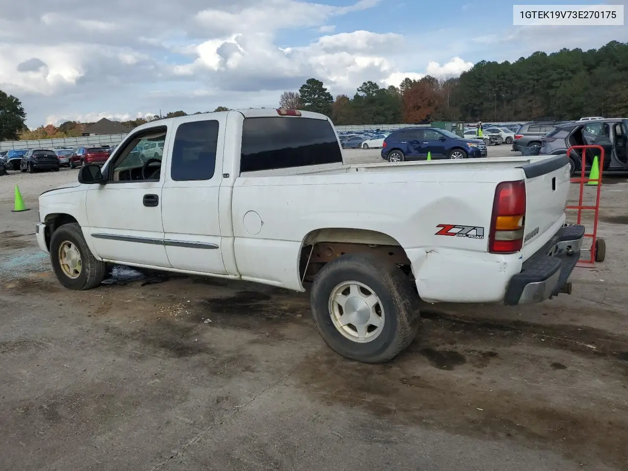 1GTEK19V73E270175 2003 GMC New Sierra K1500
