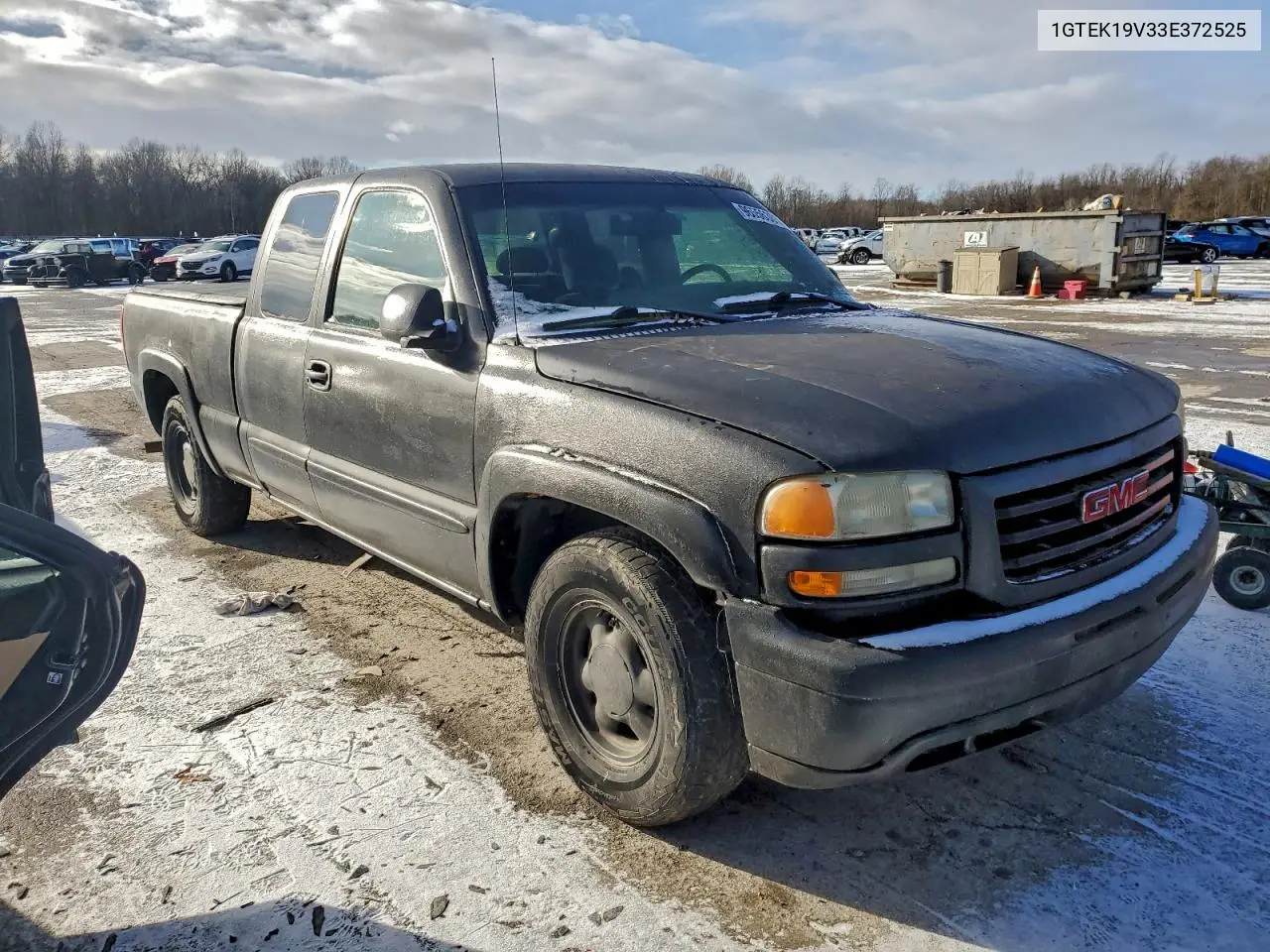 1GTEK19V33E372525 2003 GMC New Sierra K1500