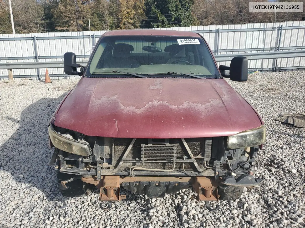 1GTEK19T94Z136955 2004 GMC New Sierra K1500