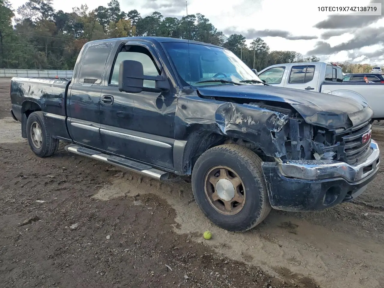 1GTEC19X74Z138719 2004 GMC New Sierra C1500
