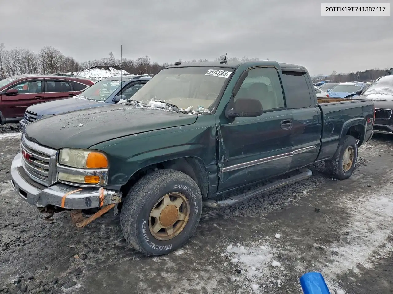 2GTEK19T741387417 2004 GMC New Sierra K1500