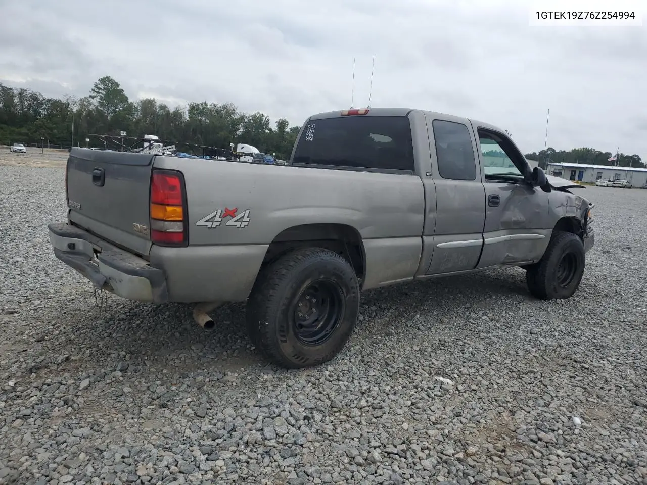 1GTEK19Z76Z254994 2006 GMC New Sierra K1500