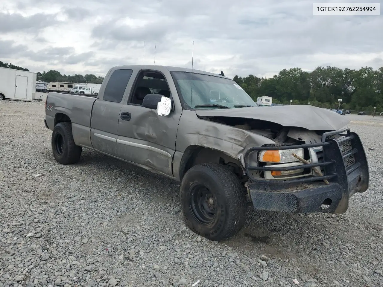 1GTEK19Z76Z254994 2006 GMC New Sierra K1500